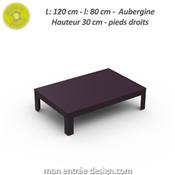 Table Basse Design Métal Zef 120x80
