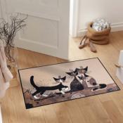 Tapis Entre Chat Serafino and Friends 75x120