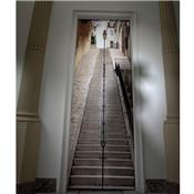 Trompe l'Oeil Porte Escalier Montmartre - 3 Matires