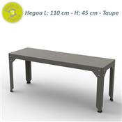 Banc Design Hegoa 110 cm - 2 Hauteurs