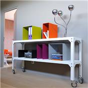 Etagre Design Hegoa 2 niveaux 180 avec Roulettes