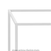 Porte Parapluie Design Blanc Rack Cubique