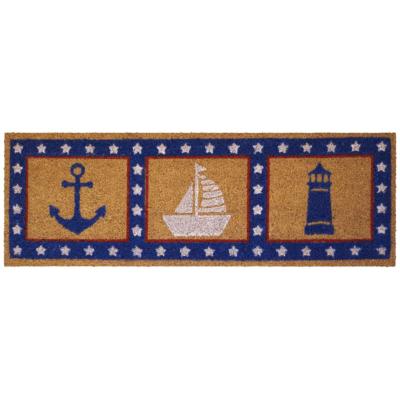 Tapis paillasson coco Marin étroit  26 x 75cm 