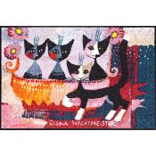 Tapis paillasson d'entre Chat Mia Famiglia 50x75cm