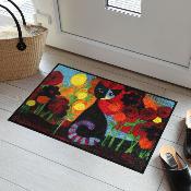 Tapis Paillasson Design Chat "Candela" 50x75 cm