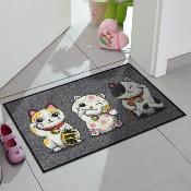 Tapis Paillasson Chats chanceux 50x75