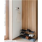 Vide Poche Mural Cubby Mini Bois Blanc