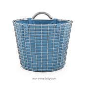 Sac Bleu pour Panier Rangement Korbo 16 litres