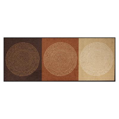 Grand Tapis d'Entrée Design Nestor Mocca 75 x 190
