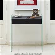 Console Bureau Design en Verre Desk Zen