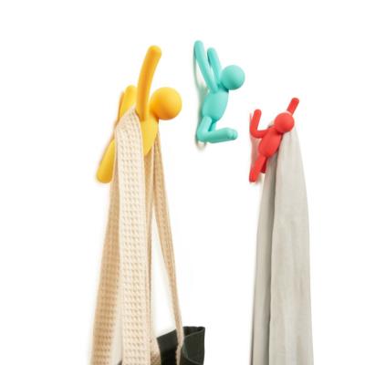 Patère Murale 3 Couleurs Buddy Hooks - Lot de 3