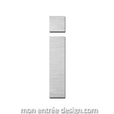 Lettre inox i