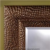 Miroir Design Carré Dragon copper