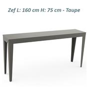 Console Entrée Design Zef 160 - Acier ou Alu - 3 Hauteurs 