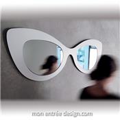 Miroir Original Forme Lunettes Pretty Woman Blanc