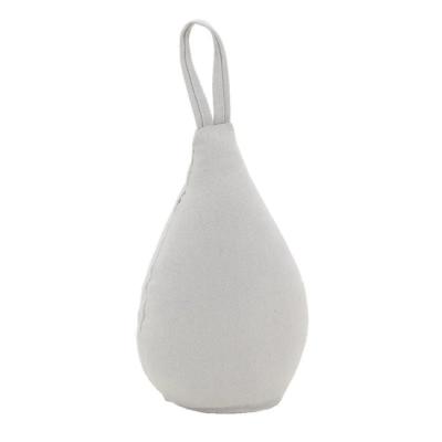 Cale-porte goutte en tissu gris clair avec poignée – 1 kg