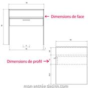 Table Basse en Verre Comodino Naturel