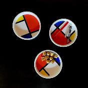 Vide poche en céramique Toto "Mondrian" Creativando