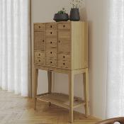 Commode Haute Design Chne Massif Contador