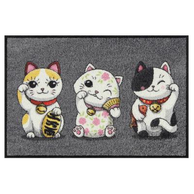 Tapis Paillasson Chats chanceux 50x75