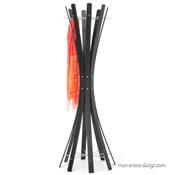 Porte Manteau Sur Pied Bois Naomi Grande - 4 Couleurs