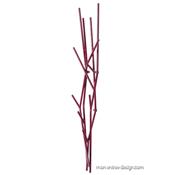 Porte Manteau Mural Design Latvawall Rouge poupre