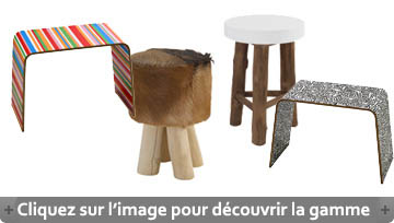 Tabouret Bas d'Entrée Design