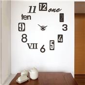 Horloge Design Numéros à Coller Numbra Wall Clock