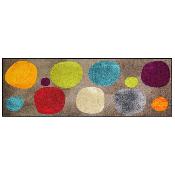 Tapis d'Entr�e Points color�s 60x180cm