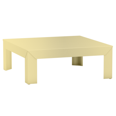 Table Basse Carrée Design Zef 70 - Acier ou Aluminium