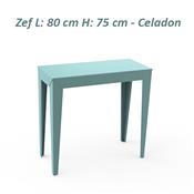 Console Entrée Design Zef 80 - Acier ou Alu - 3 Hauteurs  