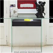 Console Bureau Design en Verre Desk Zen