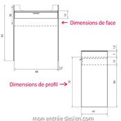 Console Bureau Design en Verre Desk Zen