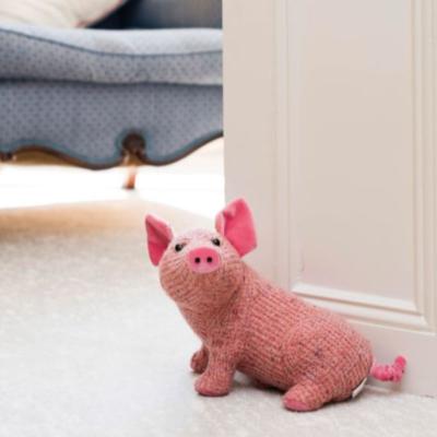 Cale porte Original petit cochon rose 