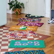 Paillasson coco "Jardin d'hiver"  40x70 cm