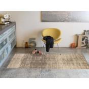 Tapis de Couloir Ronny Stripes Taupe 80x200