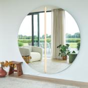 Miroir Design Rond Lumineux Luna Light L 200cm