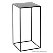 Porte Parapluie Guéridon Design - Rack Cubique - Noir 
