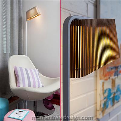 Lampadaire Sur Pied Bois Owalo 7010 - 4 finitions