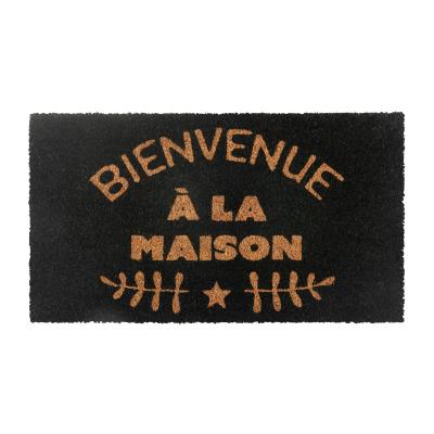 Paillasson coco Bienvenue à la Maison - Derrière la porte