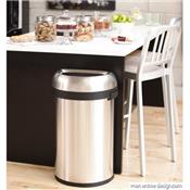 Poubelle Design Ouverte Inox 60L - CW1468