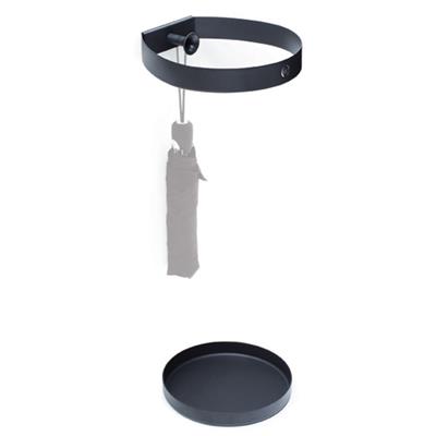 Porte Parapluie Design The Ring Noir Anthracite