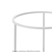 Porte Parapluie Design Blanc Rack Cylindrique