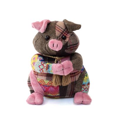 Cale porte Animal Cochon Patchwork - Dora Design
