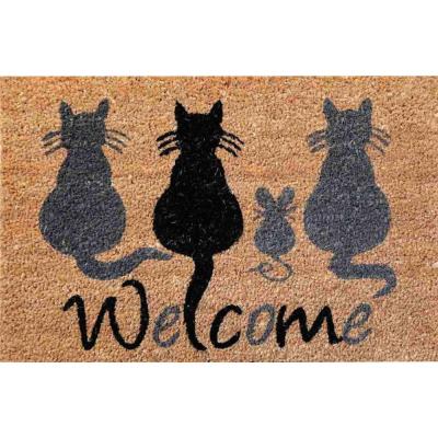 Paillasson Coco Chat Welcome Cats - 40x60
