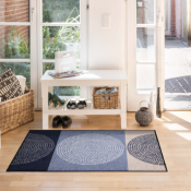 Tapis d'Entrée Moderne Nestor Denim 75x120