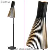 Lampadaire sur Pied Bois Secto 4210 - 4 finitions