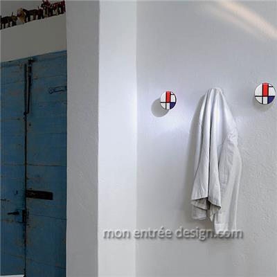 Patère Design Art Up Mondrian