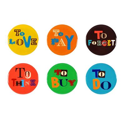 Magnet Métal To Do - Lot de 6