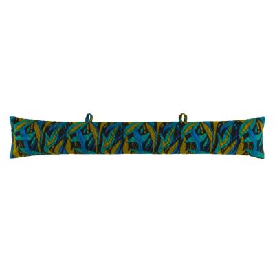 Boudin de porte "Feuillage camouflage" 85cm